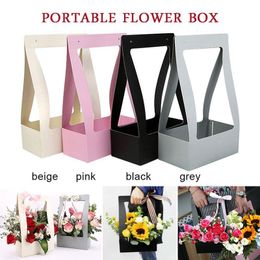 Paper Wrapping Gift Case Foldable Flower Box Portable Valentine'S Day Festival Wedding Beautiful Fashion Living Room XD23262