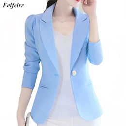 Blazer Jackets Korean version long-sleeved small Women Suit 2019 spring fashion Work Style ladies blazer elegant casual suit