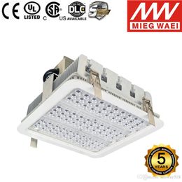 Explosion proof canopy lights finned radiator 100W 150W 180W 200W LED high bay light for GAS Station lights warehouse lamp 5 years warranty