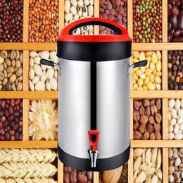 2500W electric soy milk machine for breakfast restaurant canteen hotel red big ml commercial soy milk machine