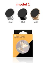 2020 Universal Aluminium alloy Air Vent Magnetic Holder Car Mount Dashboard Mount Stand Phone Holder for Smartphones car phone holders