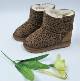 Hot Sale- new Women Snow Boots Australian Style Cow Suede Leather Waterproof Winter Baby snow boots Warm Ankle Boots