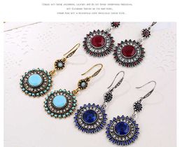 Bohemian Ethnic Wind Earrings sunflower girls fashion Jewellery 8 Colours offer choose vintage earrings