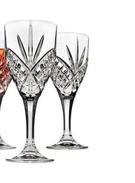 Godinger Wine Glasses Goblets Shatterproof and Reusable Acrylic - Dublin Collection Set of 4