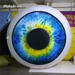 Personalized Simulated Inflatable Eyeball Balloon 2m/3m/5m Large Lighting Eye Ball For Pub And Halloween Decoration