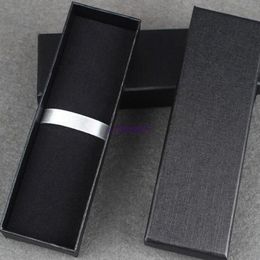 100Pcs/lot Black Blue Delicate Pen Package Gift Box Birthday Christmas Party Favor Business Gift Pen Storage Box