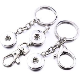 Noosa Jewelry 18mm Snap Button Keychains Key Ring Jewelry For Men & Women Ginger Snaps