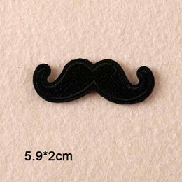 Moustache Punk Iron On Patch Embroidered Clothes Patch For Clothing Woman Clothes Stickers Garment Apparel Accessories