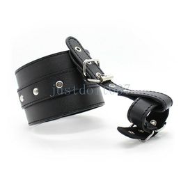 Bondage Faux/PU Leather Adjustable Ankle to Toe Restraint cuffs Fastening handcuffs Sexy A45