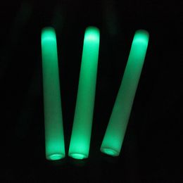 Concert fluorescent stick wholesale custom made of electronic led Colourful luminous sponge foam fluorescent silver rod