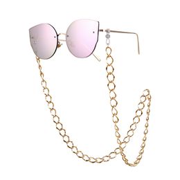 Wholesale-Glasses strap Eyeglass metal Chain Reading Glasses Cord Holder Neck Strap Rope Gift Fashion New sunglasses accessories