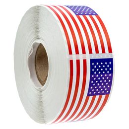 American flag stickers roll US president campaign labels election gift package sticker creative independence day party supplies