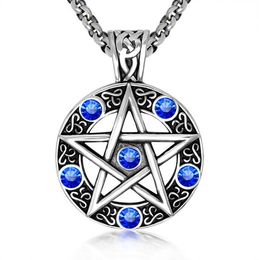 Supernatural Necklace Pentagram Pentacle Five-Pointed Star Wicca Pagan Dean Winchester Pendant Vintage Gothic Jewellery Wholesale