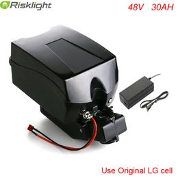 48v 30ah lithium ion ebike battery Frog case bicycle electric bike battery 48v 1000w with charger kit For LG Cell