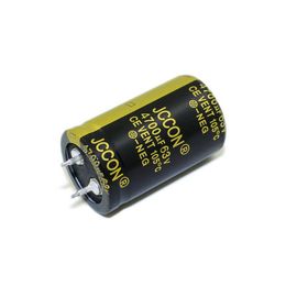 JCCON Horn Aluminium Electrolytic Capacitor 63v4700uf Volume 25x40 Audio Amplifier Audio