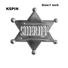 Sheriff Lapel Pin Flag Badge Lapel Pins Badges Brooch XY0039