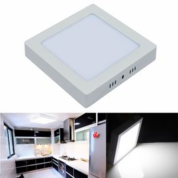 LED Panel Light 12W Surface Mounted LED Ceiling Lights AC 85 - 265V Square LED Downlight