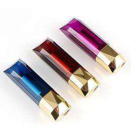 12.1mm Empty Diamond Lipstick Tube Cosmetic Lip Rough Pipe Lip Gloss Container Chapsticks Shell F3728