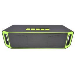 2019 New SC208 Mini Portable Bluetooth Speakers 2018 Hot Sell Wireless Loudly Music Player Big Power Subwoofer Support TF USB FM Radio