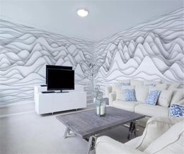 Art Abstrait Pics De Montagne Noir Et Blanc Ligne Panorama Complet Décoration Murale Fond Simple Maison Fond D écran