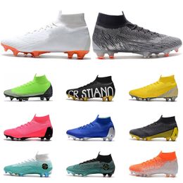 Mercurial Superfly 360 Naranjas Y Negros Guayos Nike en