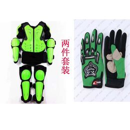 Kids motorcycle atv jacket jackets +gloves golve baby jacket gloves