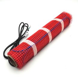 Freeshipping 5~15m2 Twin conductor Underfloor Heating Mat Kits Under Tile Warm Floor