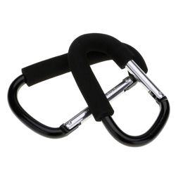 Durable Baby Stroller Pram Aluminum Clip Hook Hanging Bags Carabiner Holder