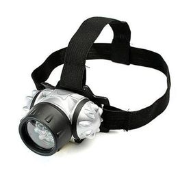 portable mini 12 led headlamps outdoor Camping flashlights fishing hiking head flashlight torch 4 mode adjustable Bicycle battery lights