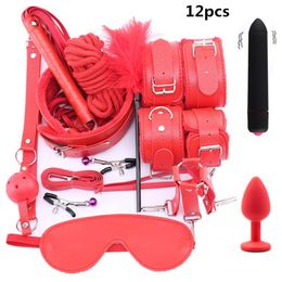 7pcs/set Sex Products Erotic Toys for Adults Bdsm Bondage Set Women Exotic Apparel Sex Toys Anal Plug Bdsm Sex Games for Adult