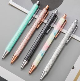 Gold Floating Ballpoint Pens Student Metal Signature Pen Ball Pens for Writing