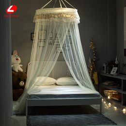 Home decor Mosquito net Circular Hung Dome 1.5m bed net Princess flower BUG prevent CURTAIN single door bug repeller 60*250*900