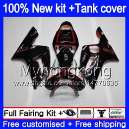 Body +Tank For KAWASAKI 600CC ZX600 ZX636 ZX-6R 2003 2004 211MY.6 ZX 636 6 R ZX6R 03 04 ZX-636 ZX-600 ZX 6R 03 04 Fairing Red black