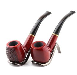 Factory direct sale of classic red sandalwood handcrafted tobacco handle cigarette holder 9MM gifts Jiapin smoking accessories wholesale