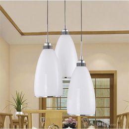 3pcs/set glass pendant lamp Modern Minimalist Pendant Light glass lampshades Creative Restaurant modern design home lighting