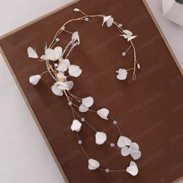 Luxury Handmade Faux Pearl Hairband Vintage Chinese Style Wreath Women Headband Headpeice Bride Wedding Hair Accessorie