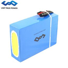 US EU No Tax Electric Bicycle Battery Pack with 5A Charger 50A BMS 48V 25Ah Lithium Battery 48V for 1800W E Scooter Ebike