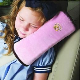 1Pair Car Seat Belt Protection Adjuster Relax Buffer Shoulder Pad Cotton Covers