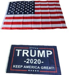 Donald Trump 2020 Flag Keep America Great Donald for President USA Flags Polyester with Brass Grommets 3 X 5 Ft Blue party decor