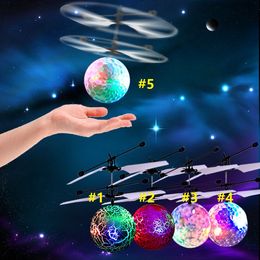 30pcs Flying Bright Sphere RC Children Aircraft Remote control Toys Flying Ball Anti -Stress Drone Helicopter Infrared Induction