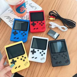 Retro 400 in 1 8-Bit-Mini-Handheld, tragbare Spielkonsole, 3 LCD-Bildschirme, unterstützt TV-Ausgang