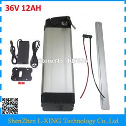 36V 11.6AH electric bike battery 36V 12AH 500W silver fish Battery Use NCR18650PF 18650 cell with 15A BMS 42V 2A Charger