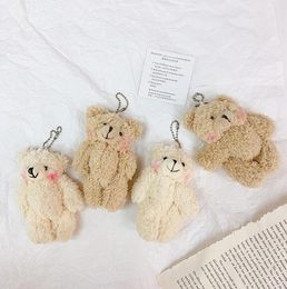 BG couple pink lace dress love Teddy Bear stuffed animals wedding gifts 22CM