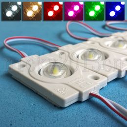 12V Super Bright 3030 LED Module Light Strip Lamp Tape 1LED 1.5W Injection Cover IP65 Waterproof Backlight for Front Window Channel Ltter Sign