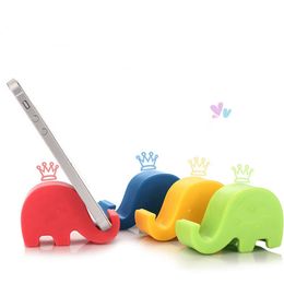 BabyTableware Placement Bracket Elephant Mobile Stand Small Elephant Stand Mini Multicolor Mobile Phone Stand Lazy Mobile Phone Holder M891