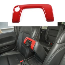 Red Interior Decor Central Armrest Keyhole Cover Trim For Jeep Wrangler JL 2018 Factory Outlet Auto Internal Accessories