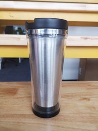 Best selling 450ml Stainless Steel Storyboard Tumbler Photo Insertable Tumblers Travel Mug Coffee Cup with Plastic Lid