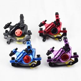 ZOOM HB-100 Bike Brakes Disc Oil Aluminium Alloy MTB Road Bike Line Pulling Hydraulic Bicycle Disc Brake Calliper Sets