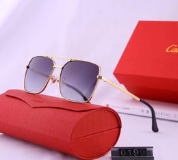 Designer Polarizerd Sunglasses for Mens Glass Mirror Gril Lense Vintage Sun Glasses Eyewear Accessories womens with box 0199#