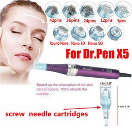 Replace Micro Needle Cartridge For Electric dermapen Rechargeable Auto DermaStamp Dr Pen Ultima X5 Skin Care Therapy Anti Acne